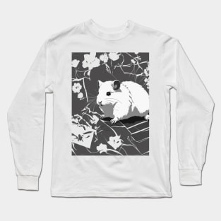 Hamsters Shadow Silhouette Anime Style Collection No. 21 Long Sleeve T-Shirt
